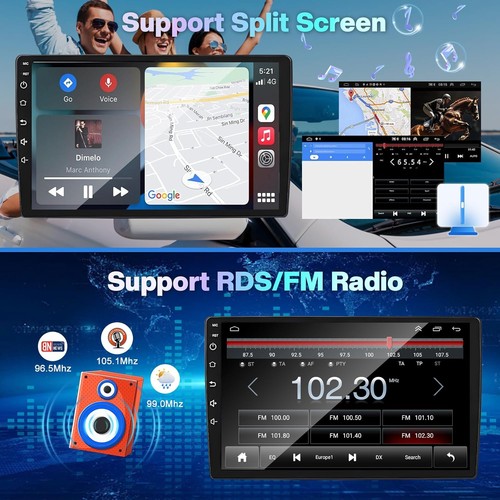 10.1" Android 13 Radio For Ford Transit 150 250 350 2020-2024 GPS Navi Stereo BT - Picture 10 of 19