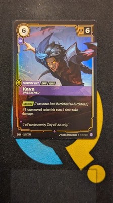 Kayn - Unleashed - OGN 189/298 Rare Riftbound League of Legends