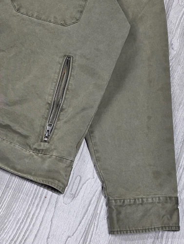 Carbon 2 Cobalt Mens XL Olive Green Canvas Cotton Field Jacket Military Utility image 8