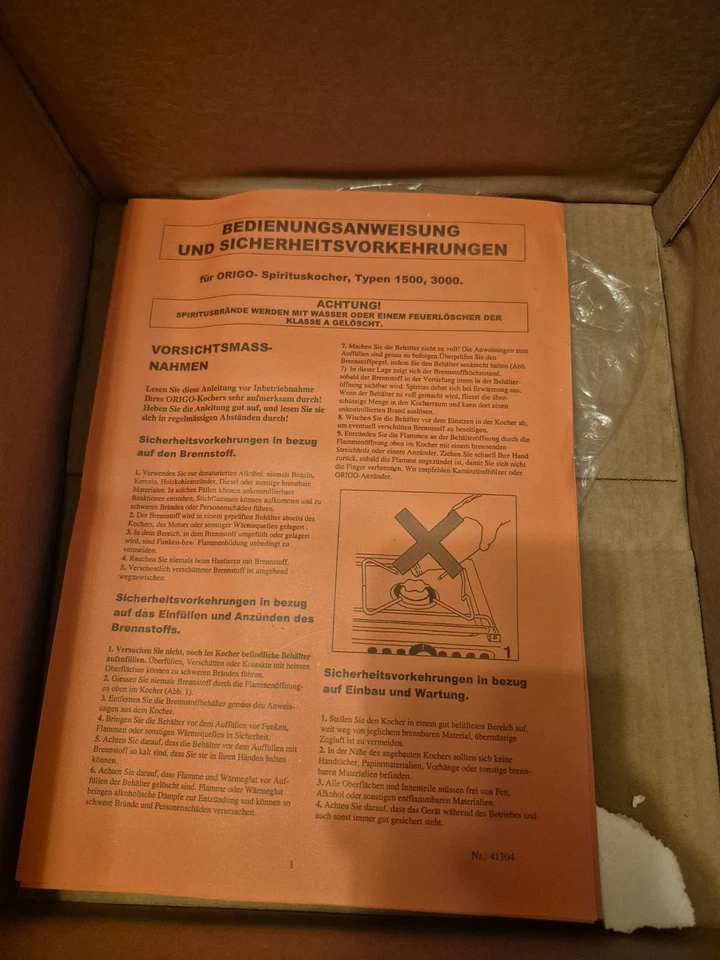Waeco Dometic Origo 1500 1-flammiger Spirituskocher als freistehendes Modell - Bild 3 von 4