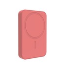 Laser 5000mAh Magnetic Power Bank Sunset Coral Wireless USB-C Charger