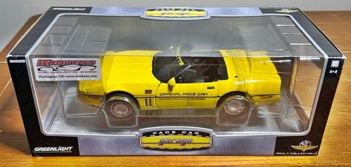1/18 Diecast Greenlight 1986 C4 Chevrolet Corvette Indianapolis 500 Pace Car NEW