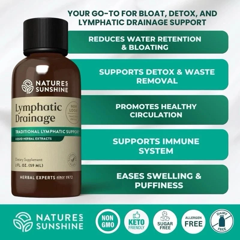 Nature’s Sunshine Lymphatic Drainage – Herbal Liquid Extract (2 fl oz) - Image 4 of 4