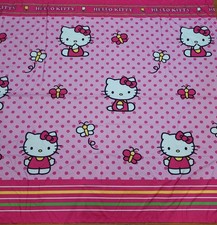 Cortina de ducha estándar de tela Hello Kitty by Sanro excelente estado