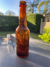 BARNER & RIEBE BOTTLERS REDDING, CAL. EARLY 1900'S RARE SPLIT SIZE