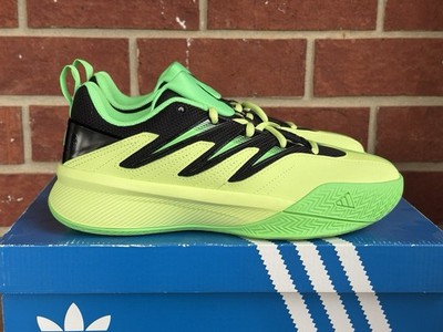 New Adidas Dame Certified 3 Green Black Size 6Y Youth Basketball Sneakers