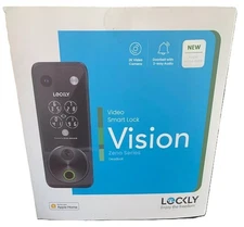 Lockly Vision Zeno Series Video Smart Lock Matte Black