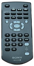 Sony RM-X170 Sony Car Stereo Indash Remote Control-w/battery-Brand New