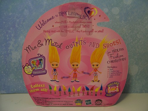 2004 TROLLZ GIRL WITH EXTRA OUTFIT - 4" Dam Trollz Doll - NEW - Last Ones - Picture 4 of 4