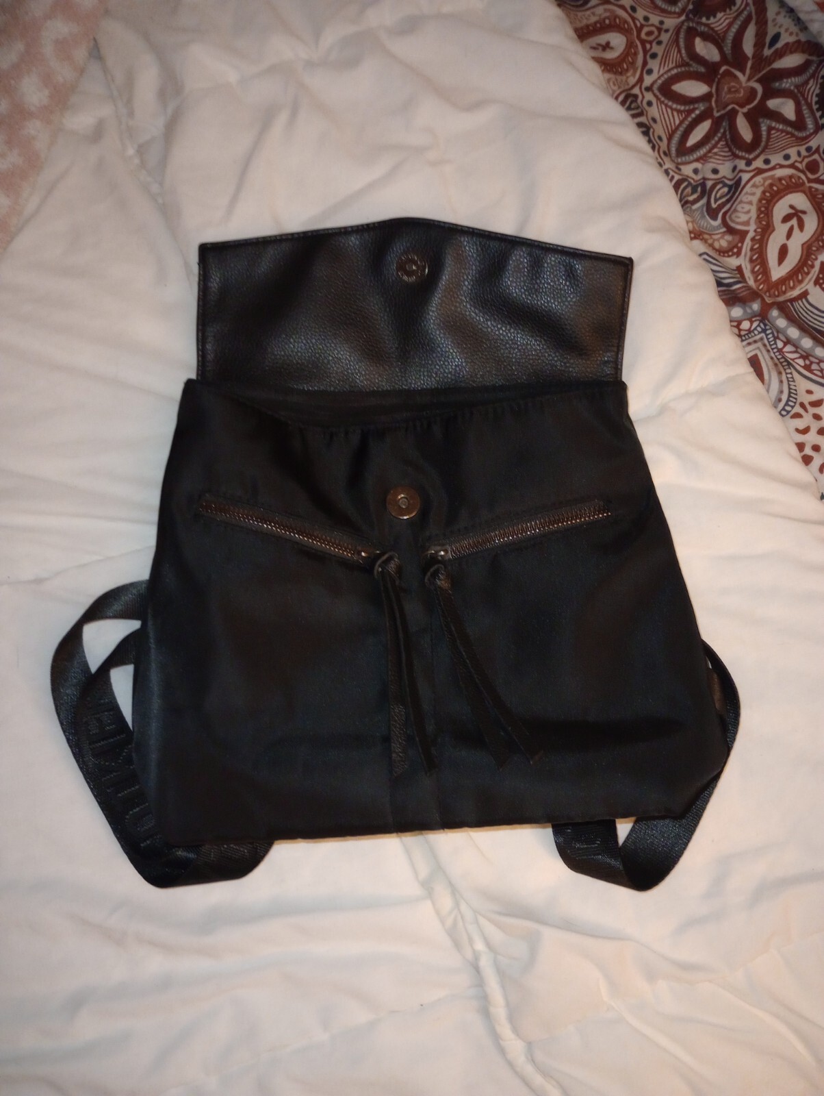 Botkier Trigger Mini Nylon Backpack - With Leathe… - image 6