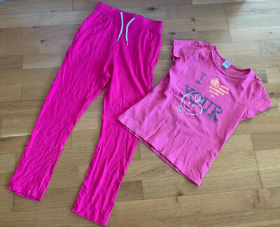 NEU Playtech NAME IT Stoffhose + s.Oliver T-Shirt 128 134 Sport Kombi Sommer Set