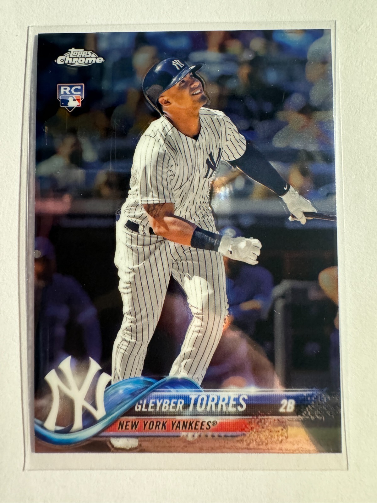 K194,616 - 2018 Topps Chrome Update #HMT9 Gleyber Torres RC