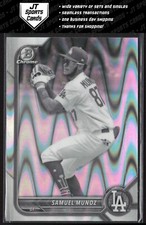 2022 Bowman Draft Samuel Munoz BDC-63 Black & White RayWave Refractor