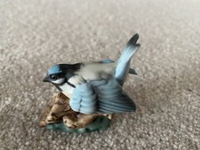 The blue Tit Franklin Mint Garden Birds of the World Collection 5cm Tall