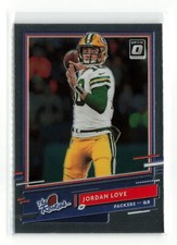JORDAN LOVE #TR-JL RC 2020 PANINI OPTIC PACKERS THE ROOKIES