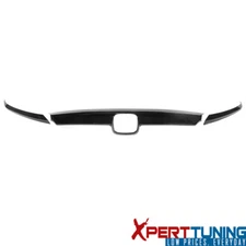 Fits 21-22 Honda Accord OE Style Front Hood Bonnet Grille 3PCS Gloss Black
