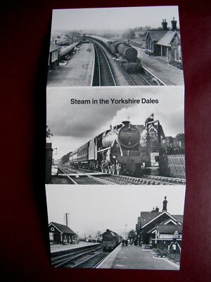 6er Set Dampf in den Yorkshire Dales Eisenbahn Postkarten & illustrierte Kartenmappe