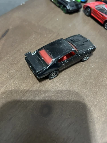 Matchbox Black 1970 Pontiac GTO Red Interior
