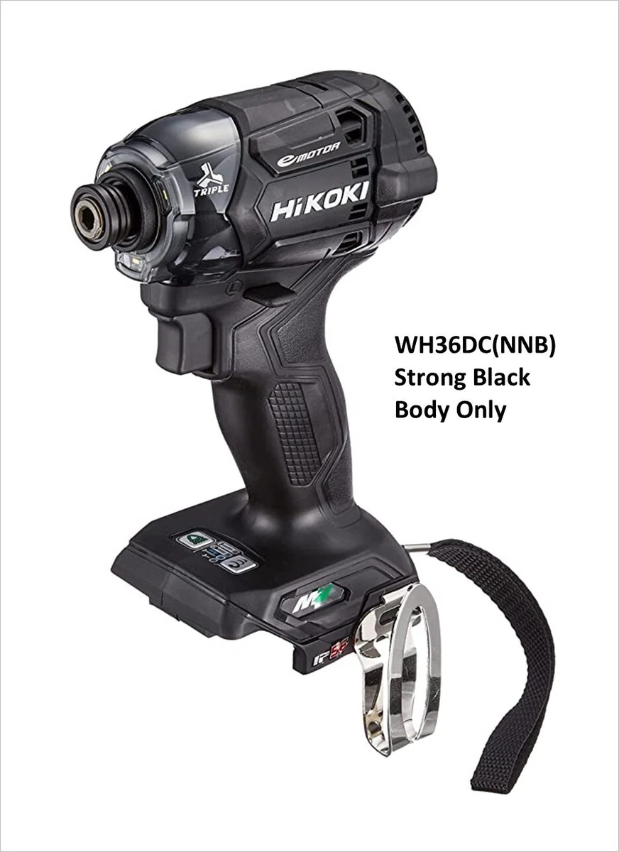 NEW (HIKOKI) 36V Impact Driver 2nd Gene Strong Black Body Only