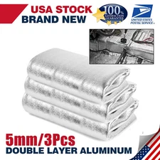 Home Sound Blocker 3Pcs 79"x39" Noise Deadening Mat with Heat Shield Insulation