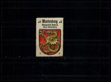 WAPPEN "WARTENBERG/BAYERN" KAFFEE-HAG SAMMELBILD 1910 xc18