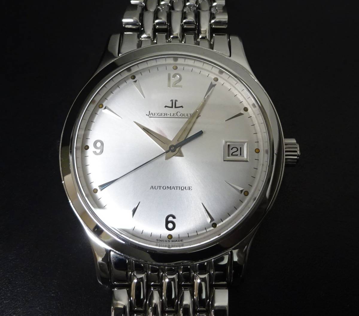 JAEGER-LECOULTRE 手巻　腕時計　silver JAEGER LECOULTRE Master Control Big Master 140.8.89