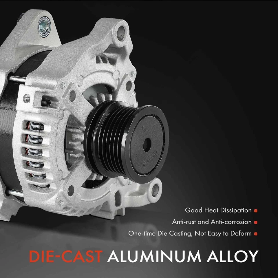 Генератор переменного тока для Lexus IS300 NX200t RC300 155A 12 В CW 6-канавочный шкив разъединителя - Изображение 4 из 4