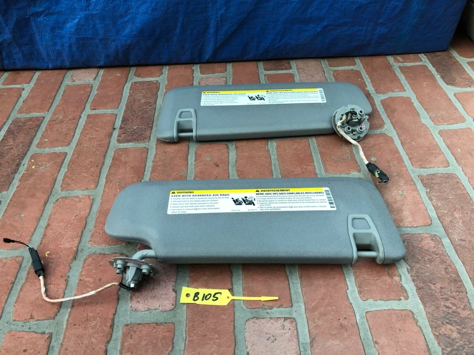 Chevrolet Malibu 2017-2018 parasol delantero izquierdo y derecho con juego de luces de espejo OEM Foto 2 de 4