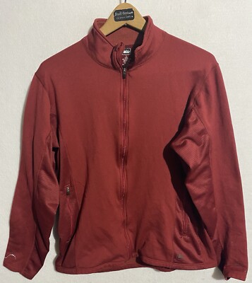 REI Red Zip Up Jacket Mens Large | eBay