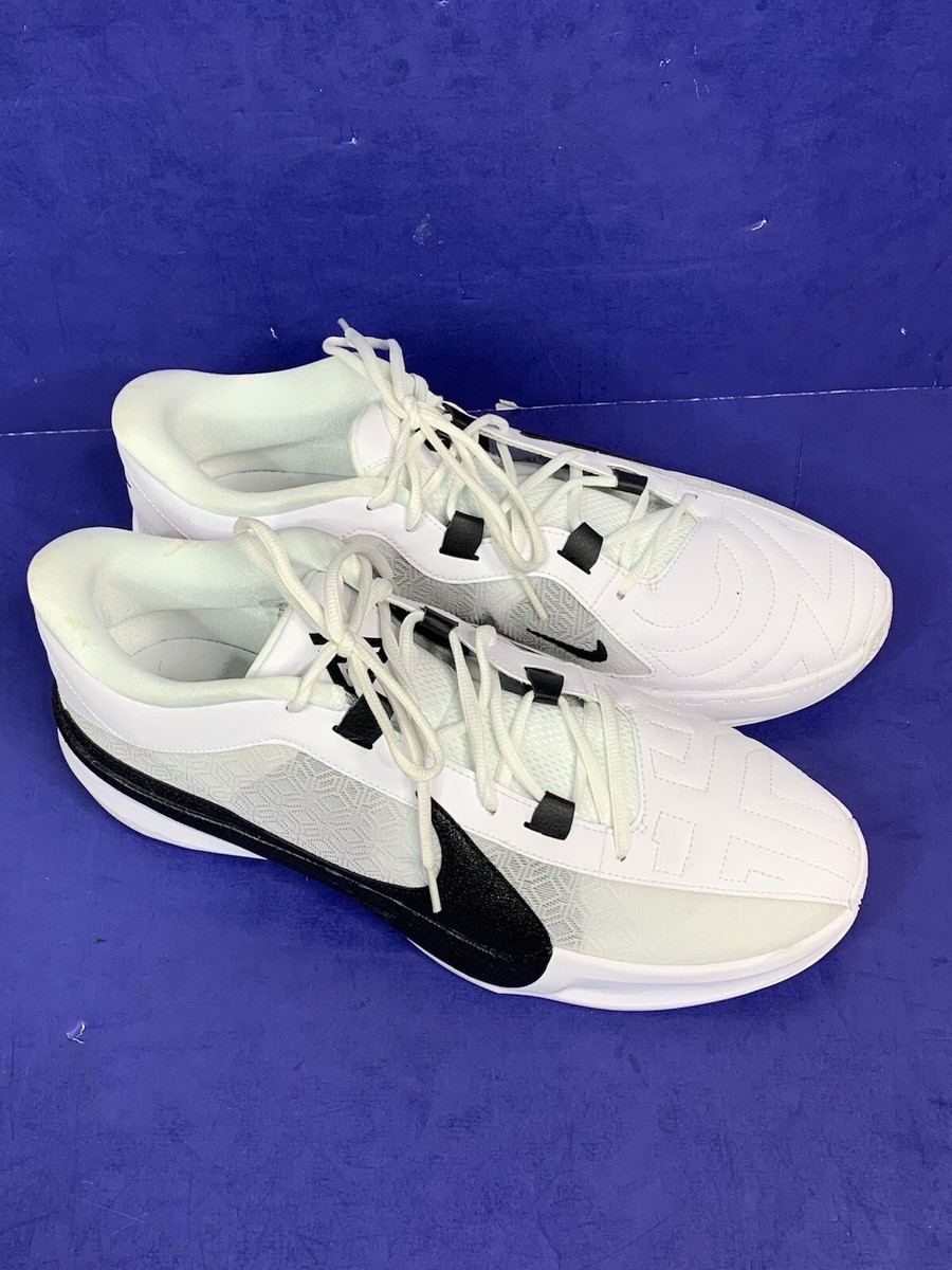 Nike Zoom Freak 5 TB Basketball Sneakers Mens 14 White Black