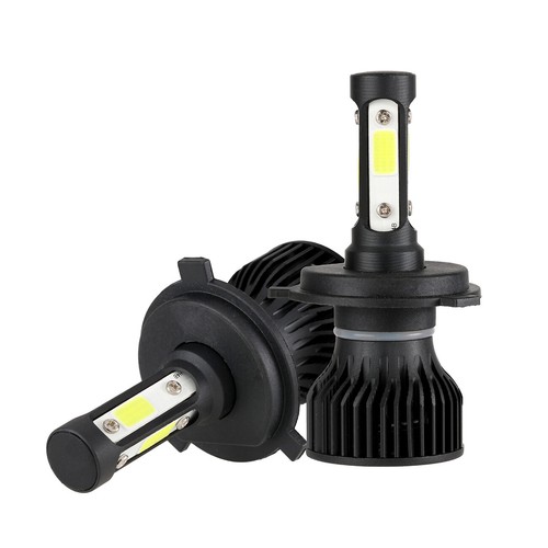 4-Sided LED Headlight H4 9003 Conversion Kit High Low Beam Replace Halogen Bulbs - Picture 11 of 12