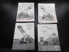 Lot 4 ANCIENNE BROCHURE  PUBLICITAIRE  tracteur CHARGEURS / PRESTOBULL FAUCHEUX