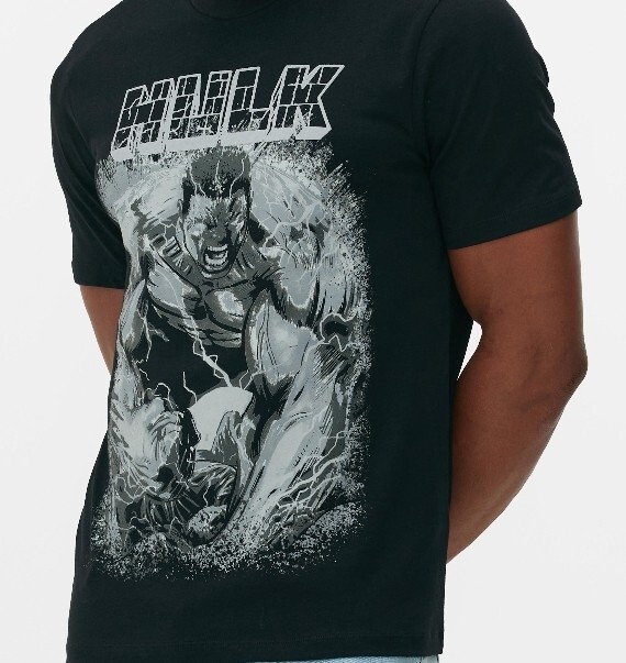 Mens Marvel HULK T Shirt Super Hero Gym Training Top Size M BNWT