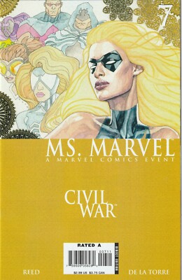 MS. MARVEL #6 7 & 8 / CIVIL WAR / REED / DE LA TORRE / 2006 