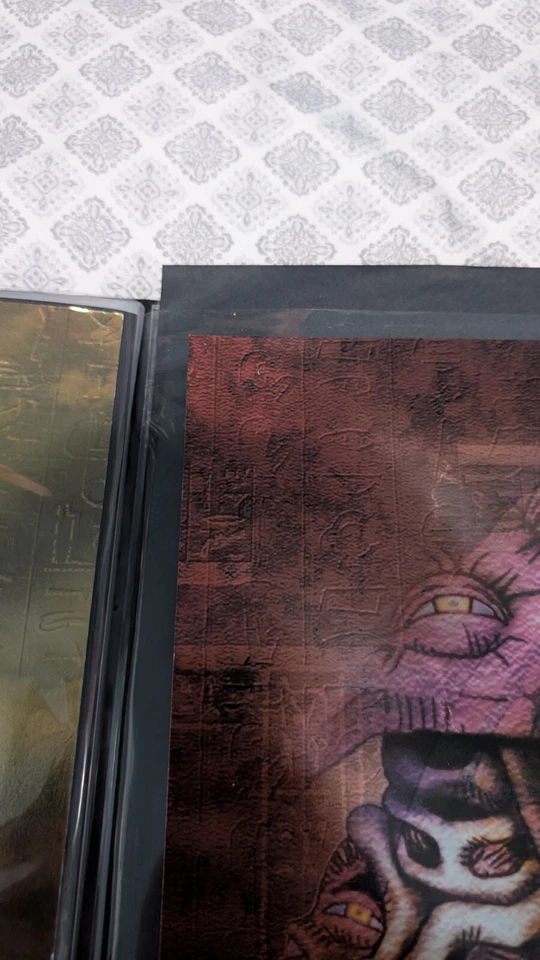 PÓSTER PROMOCIONAL DE ALUMINIO YUGIOH PHARAOH'S SERVEN 2002 PROMOCIÓN RARO KONAMI 18 X 24 Foto 3 de 4