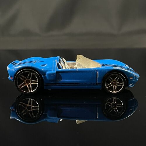 2007 Hot Wheels New Models Ford GTX1 Blue w/ Black Stripes Malaysia 1:64 - Picture 4 of 8