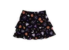 Girls Halloween Allover Printed Tiered Skirt NWT