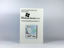 5 Zugriffslizenzen (Benutzer) für Windows 2003 Server, SB, deutsch, R18-01065