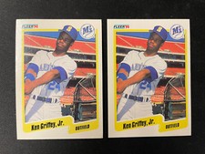 1990 Fleer Ken Griffey Jr #513 - 2x