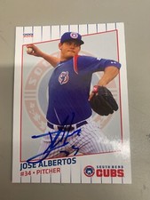 Jose Albertos Signed Card 2019 South Bend Team Card IP Auto