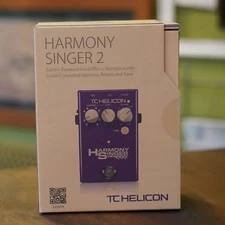 TC Helicon Harmony Singer 2 Harmony Reverb Pedal for Vocals