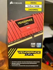 CORSAIR Vengeance LPX 8GB (1 x 8GB) DDR4 DRAM 2400MHz Memory. New in sealed box