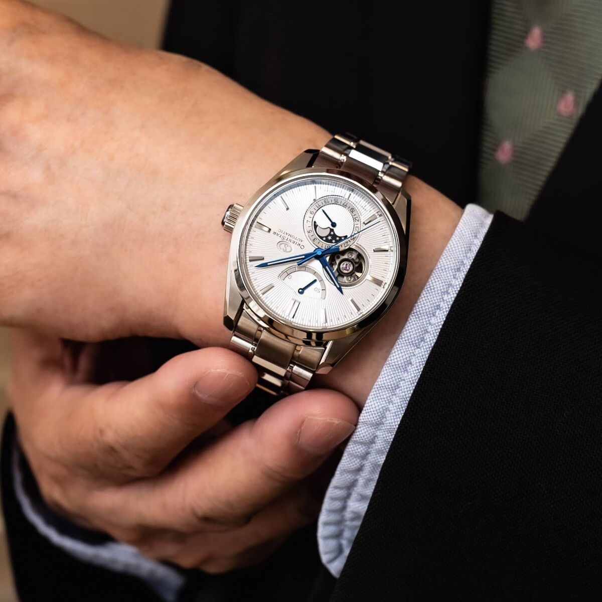 ORIENT wristwatch MechanicalMoonphase RK-AY0002S Men's | eBay ORIENT wristwatch MechanicalMoonphase RK-AY0002S Men's | eBay