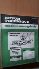 International IH moissonneuse batteuse 531 & 541 : revue technique RTMA 8