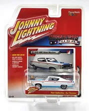 2016 JOHNNY LIGHTNING 1970 AMC REBEL MACHINE WHITE BLUE RED MUSCLE CARS USA