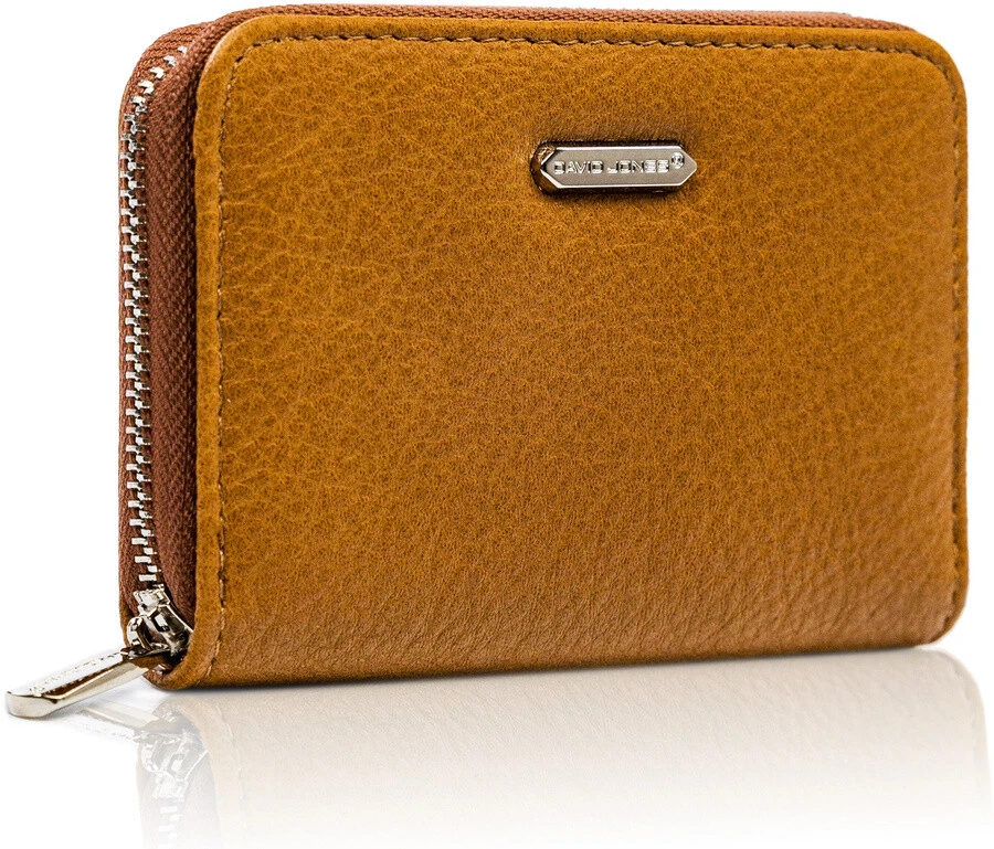 Handy women's grained eco leather zipped wallet - David Jones