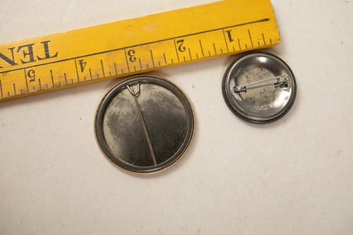 Sun & Moon 1980s Pinback Buttons (B4C-16/JSF6) Retro Hippy Mystical Tarot - Imagen 3 de 6