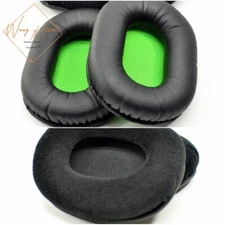 Leather Velour Cushion Ear Pads For Razer Black Shark V1 Stereo Gaming Headphone