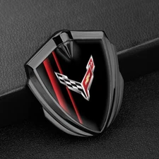 Corvette Emblem | Side Badge Logo | Premium Quality Metal Fender Decal