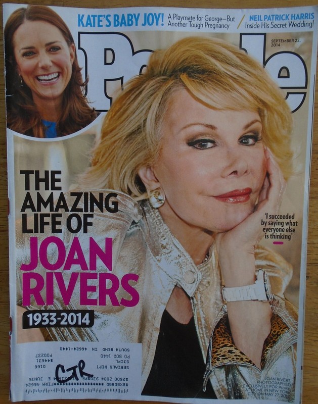 PEOPLE MAGAZINE 9-22-14 JOAN RIVERS TRIBUTE, KATE MIDDLETON, NEIL PATRICK HARRIS